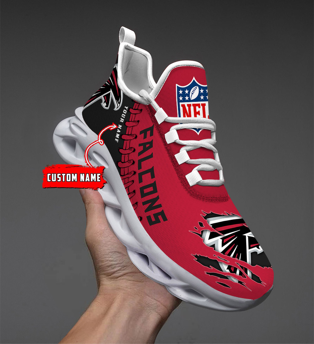    Custom name    Atlanta Falcons Personalized Max Soul Shoes   DS001